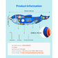 Orca Wall-Mounted Activity Board with 12 Hands-On Activities