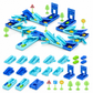 Build-your-own track with gravity-powered racing