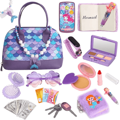 Children's Pretend Handbag Set for Dress-Ups and Role Play