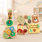 Wooden Gear Busy Board – Clock and Fine Motor Activity Toy