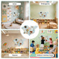 Wooden Dolphin Wall Activity Panel for Hands-On Play