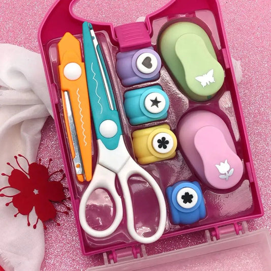Kids DIY Craft Kit – Fun Paper Punch Art Set for Creative Projects