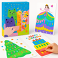 Kids Paint Set with Rollable Stencils – Creative Art & Colour Squeeze Painting Kit
