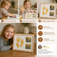 Kids’ Handprint Keepsake Frame Kit with Two Photo Spaces