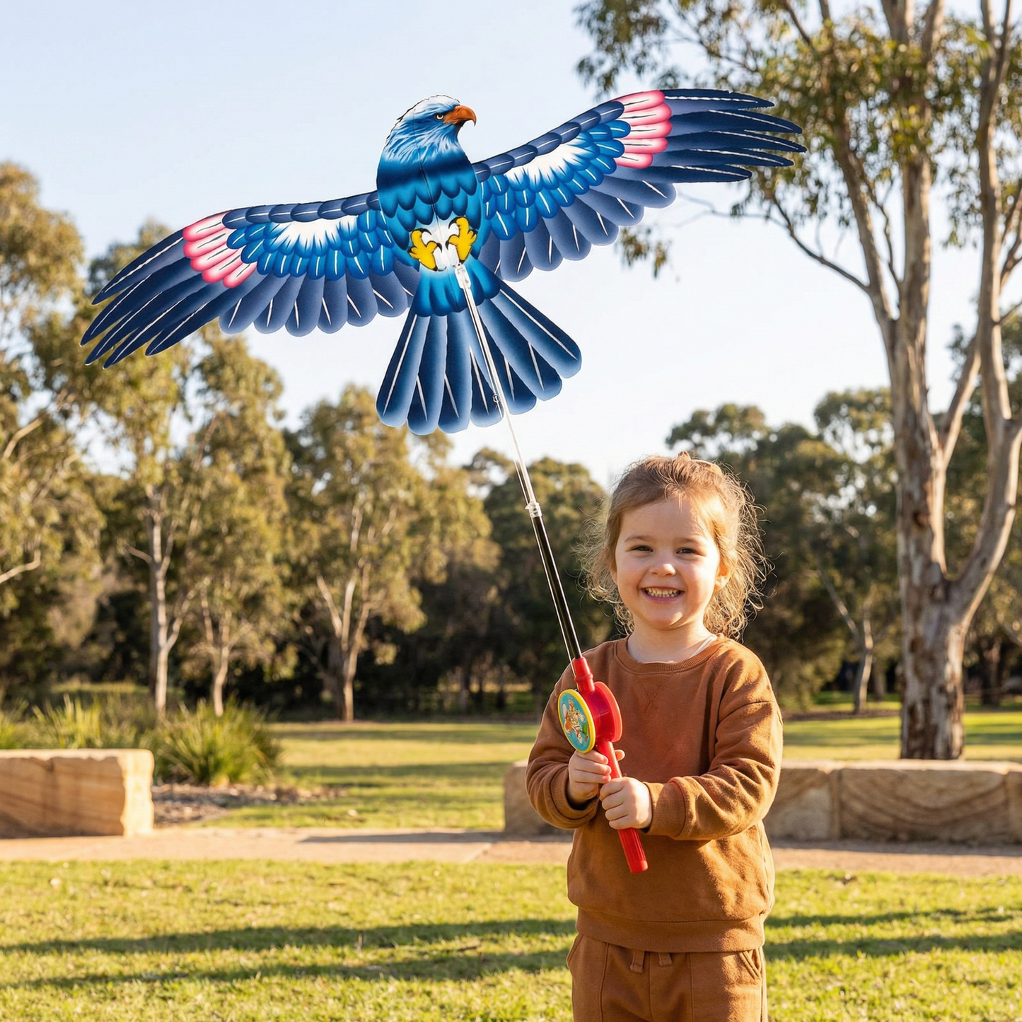 Flapping Wing Bird Kite for Kids