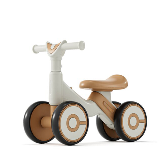 4-Wheel Baby Balance Bike for Toddlers 1–3 Years, Anti-Tip Ride-On Walking Toy