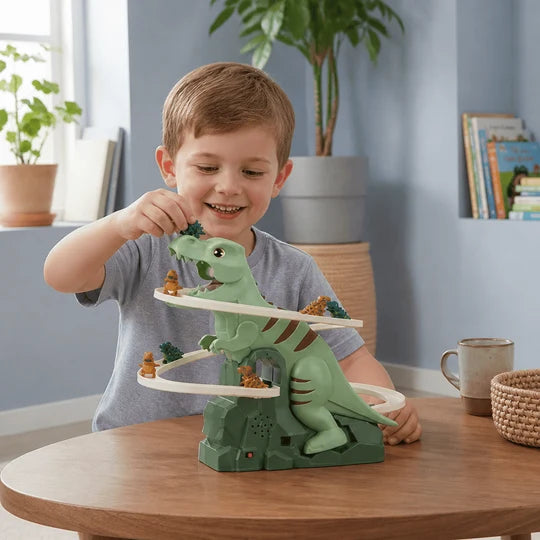 Dinosaur Slide Roller Coaster Toy for Kids