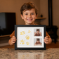 Kids’ Handprint Keepsake Frame Kit with Two Photo Spaces