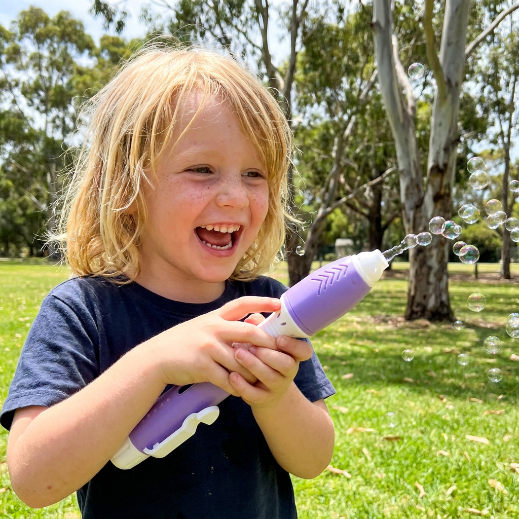 Automatic Bubble Blaster Wand for Kids