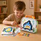 Montessori Mushroom Pegboard Mosaic Puzzle for Kids