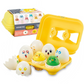 Montessori Hide & Squeak Easter Eggs Toy – Color Matching Sensory Learning Game for Toddlers