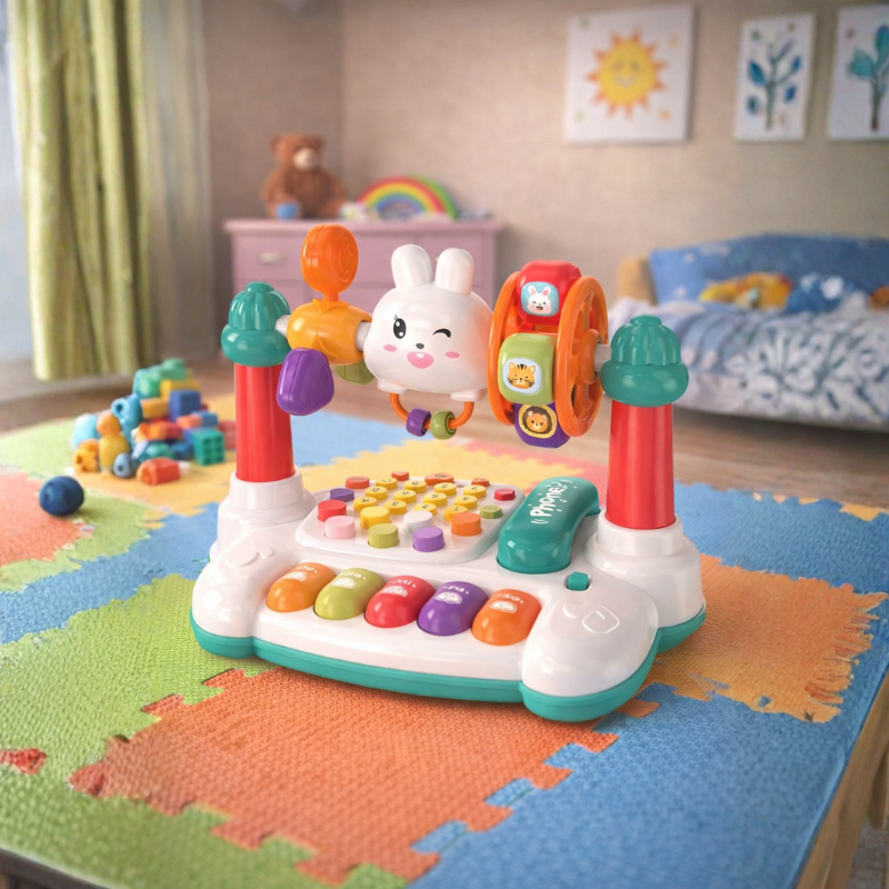 Musical Phone & Piano Toy – Early Learning Sensory Activity for Babies & Toddlers