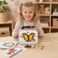 Montessori Mushroom Pegboard Mosaic Puzzle for Kids