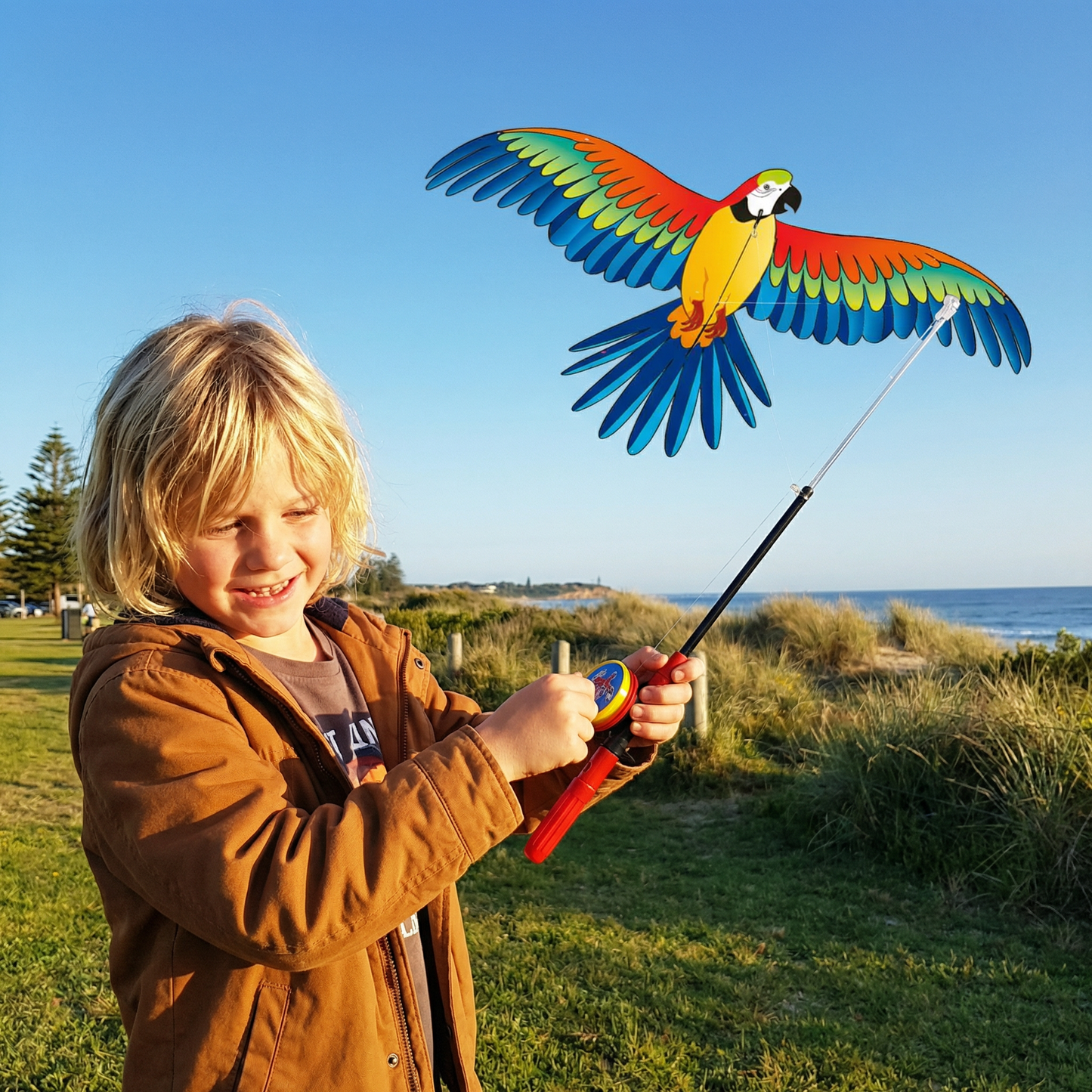 Flapping Wing Bird Kite for Kids