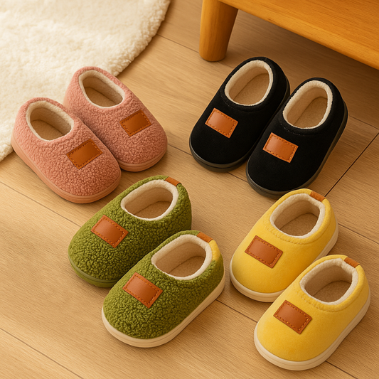 Children's Winter Slippers – Warm, cozy, and non-slip indoor shoes for toddlers and children