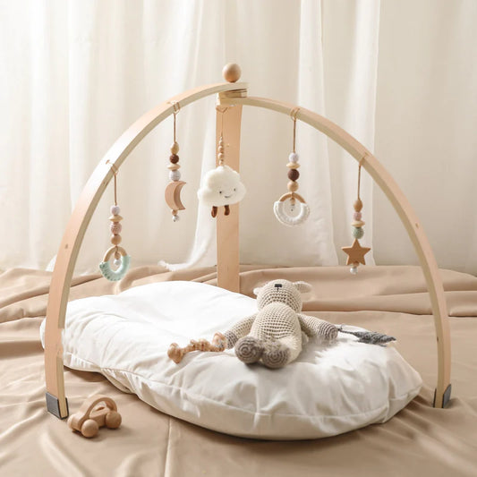 Baby Wooden Gym Frame Montessori Toys