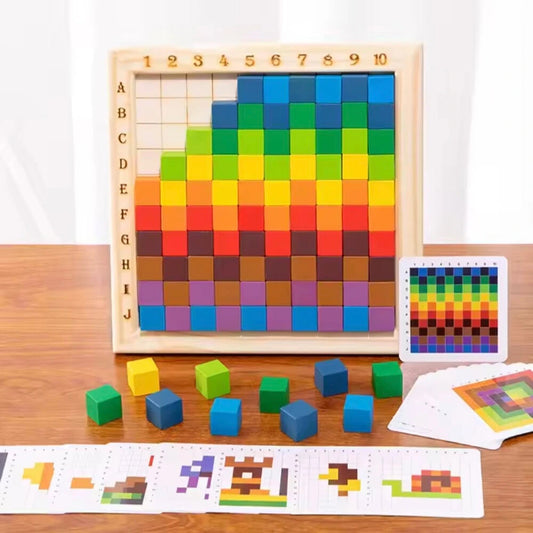 Montessori Rainbow Building Blocks
