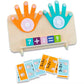 Montessori Finger Counting Game – Wooden Math Learning Toy for Kids & Toddlers