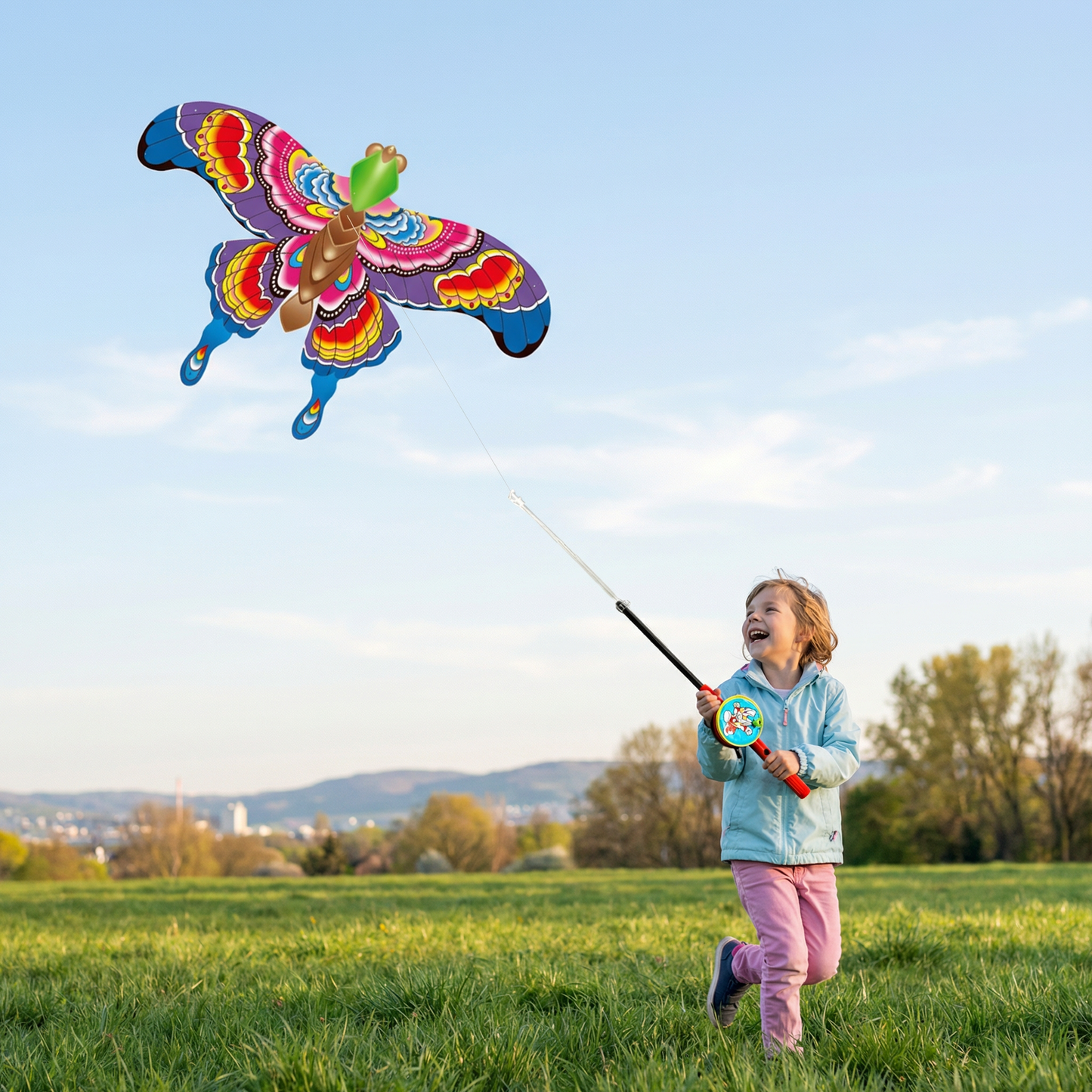 Kids Outdoor Flying Kite – Easy Launch Kite Toy for Children’s Outdoor Play