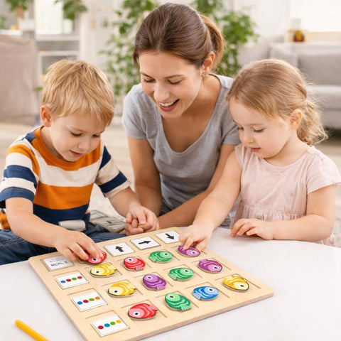 Montessori Strategy Game – Logic & Direction Skills Board Game for Kids, Educational Toy
