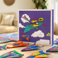 DIY Paper Airplane Book – Origami Plane Craft Kit with 16 Designs, 48 Colour Sheets & Video Tutorials
