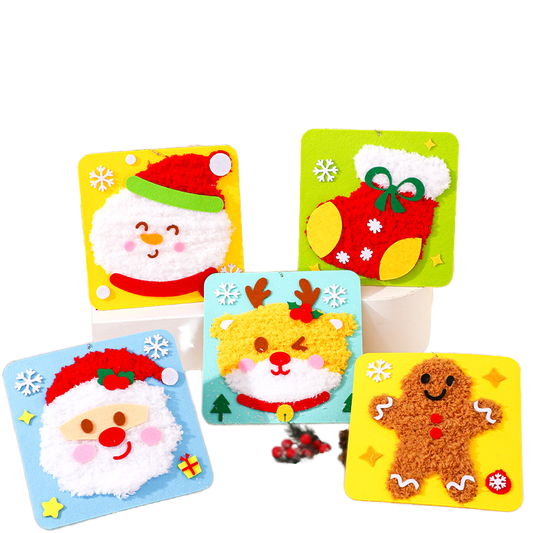 Montessori Christmas Craft Kit for Kids — DIY Felt Ornaments & Holiday Activity Set