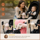 3-in-1 Pram Cup and Phone Holder with Adjustable Clamp