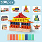 Rectangular wooden building planks