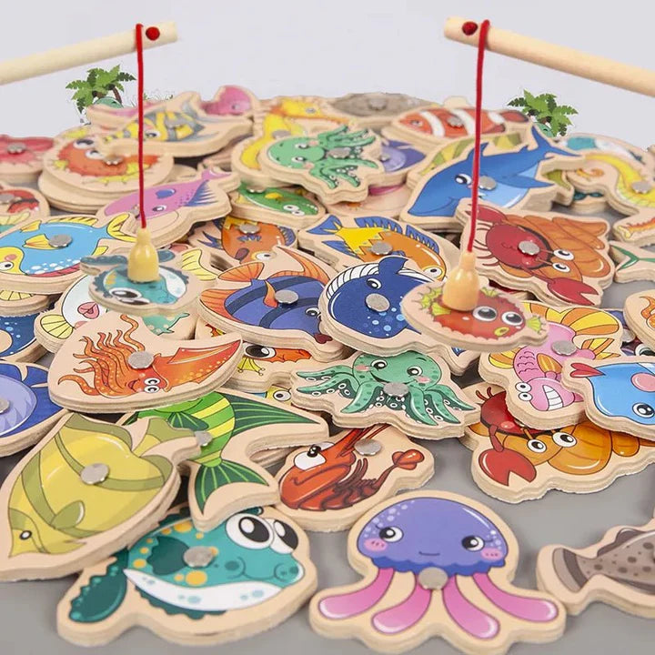 Montessori Fishing Game