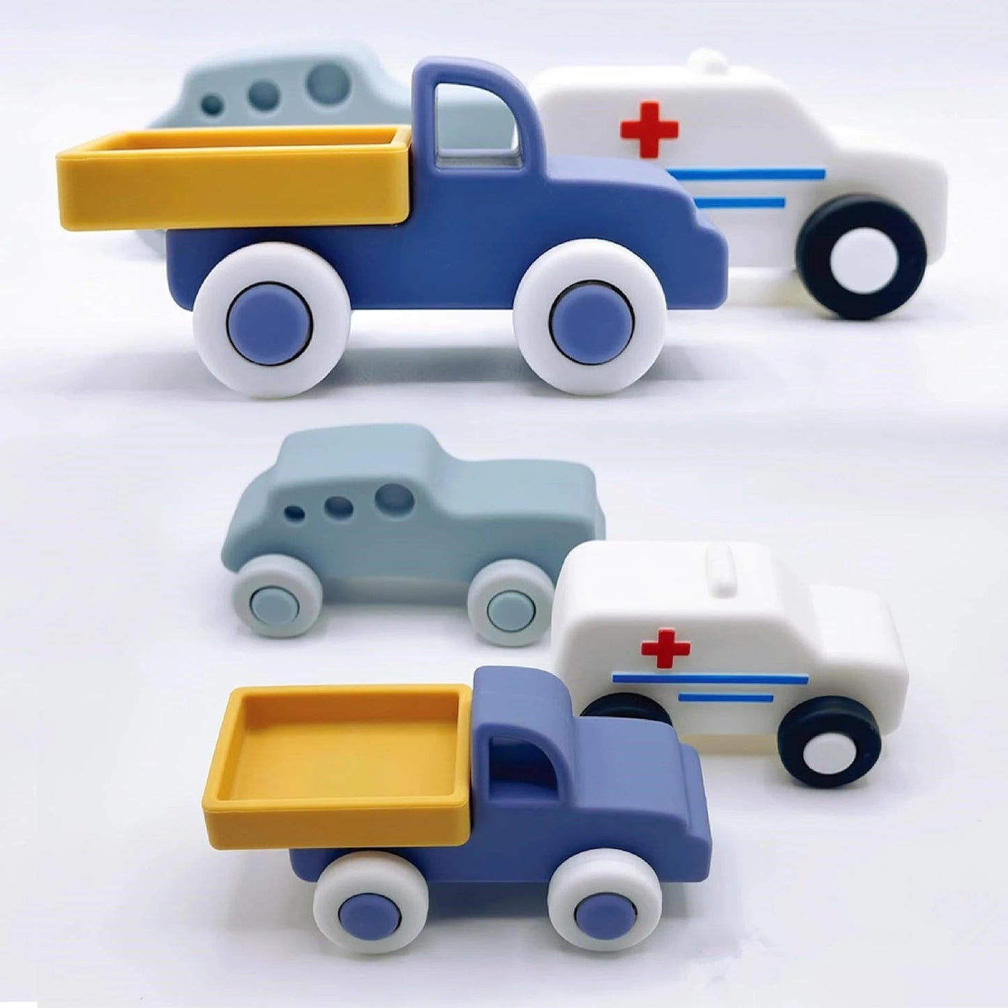 Montessori Toddler Mini Car Set – Wooden Push Cars for Early Learning and Fine Motor Skills