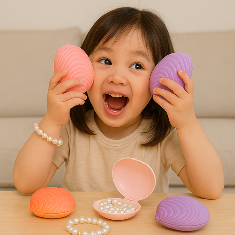 Mermaid Pearl Digging & Bracelet Crafting Kit – Creative Calm Kids Toy