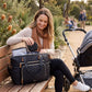 Waterproof Nappy Tote Bag with Change Mat and Dummy Case