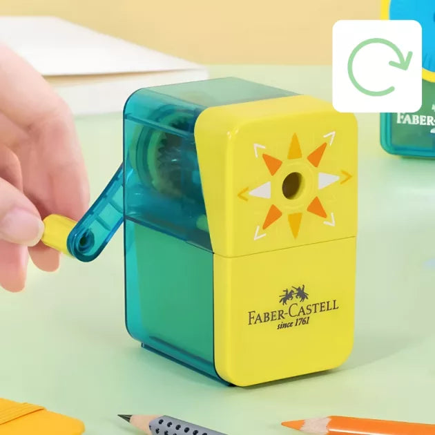 Manual Hand Crank Pencil Sharpener – Heavy Duty Desktop Sharpener for School & Office