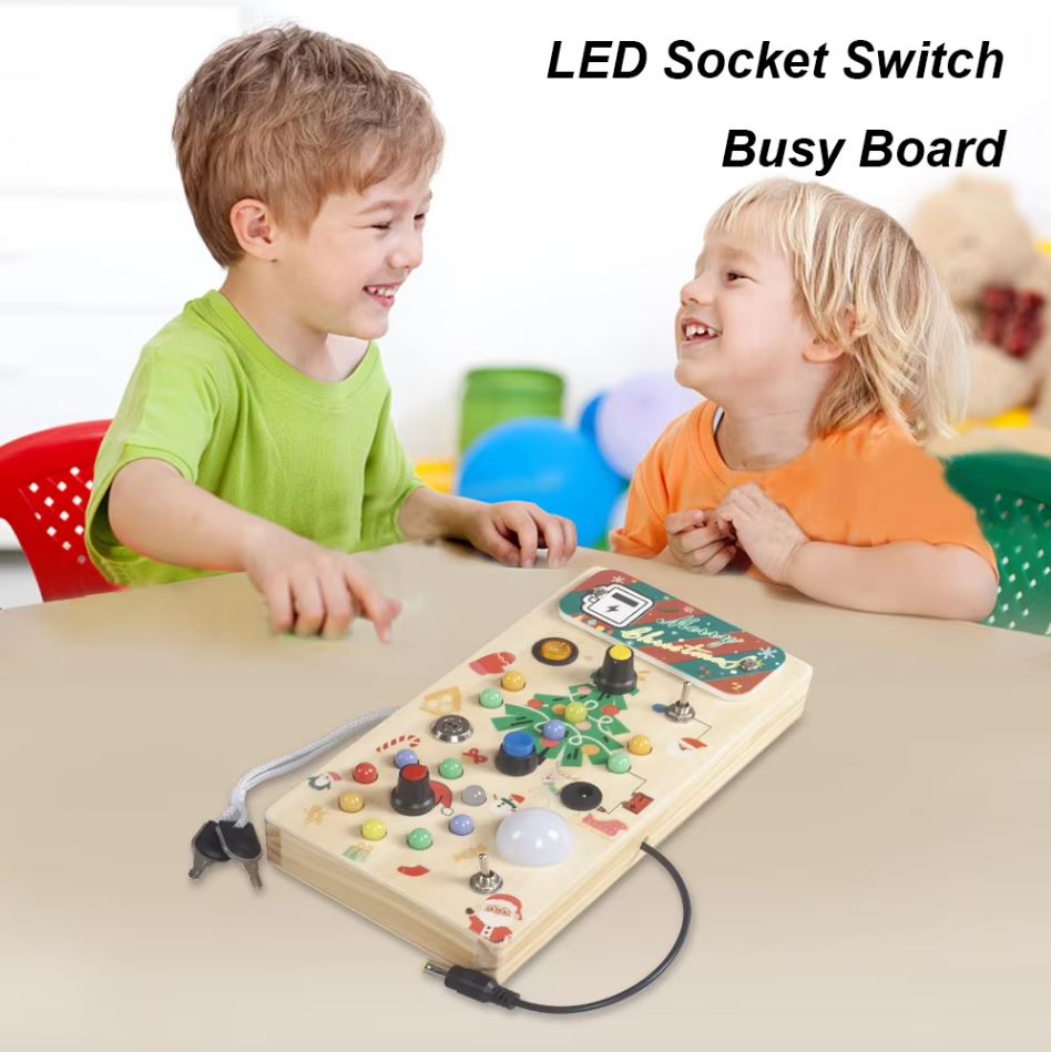 Montessori Christmas Switch Board