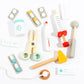 Montessori Wooden Doctor Kit for Toddlers – Pretend Play Medical Toy Set