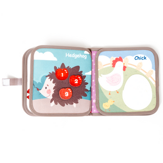 Montessori Sensory Cloth Book for Babies – Soft Interactive Learning Toy for Early Development