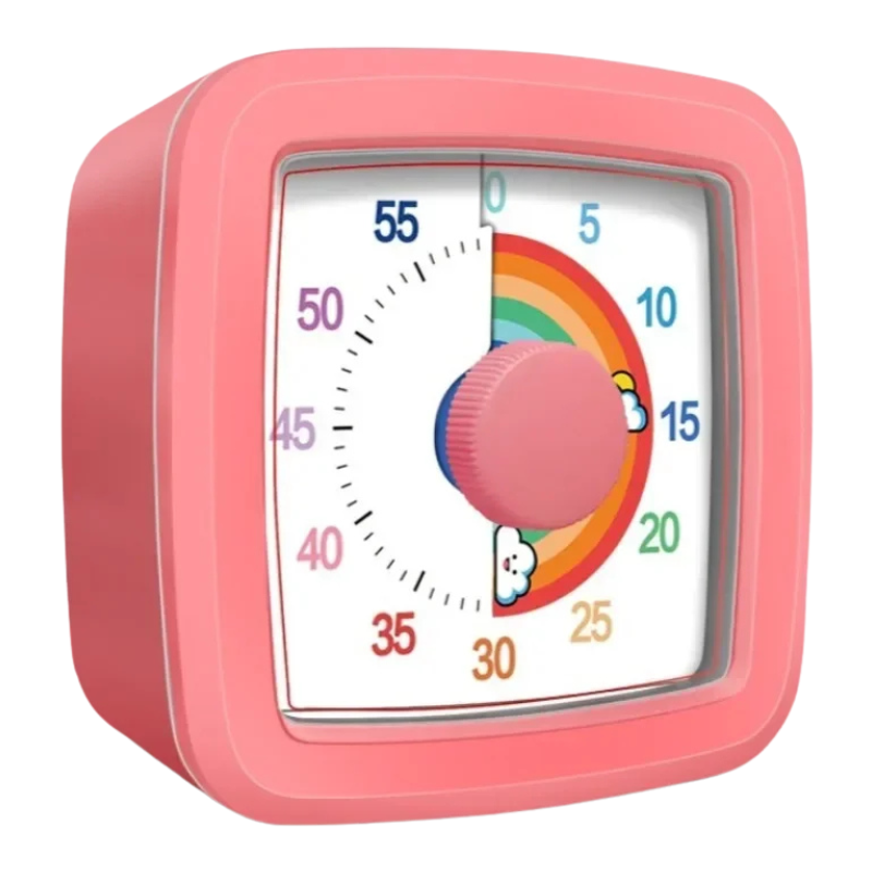 Kids Visual Timer – Silent Classroom & Home Learning Countdown Timer for Focus & Time Management