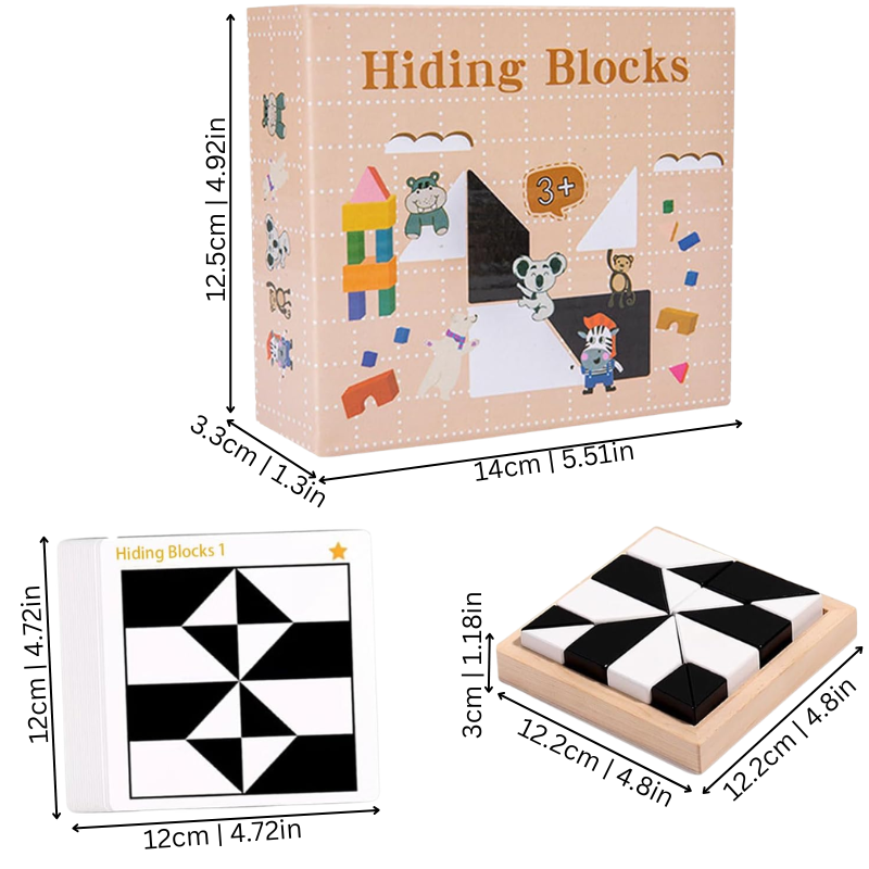 Kids Interactive Puzzle Building Game – Creative Thinking & Imagination Development Toy