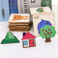 Montessori Kids Drawing Toys DIY Painting Stencils