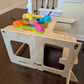 3-in-1 Convertible Learning Tower with Table and Chalkboard – image 7