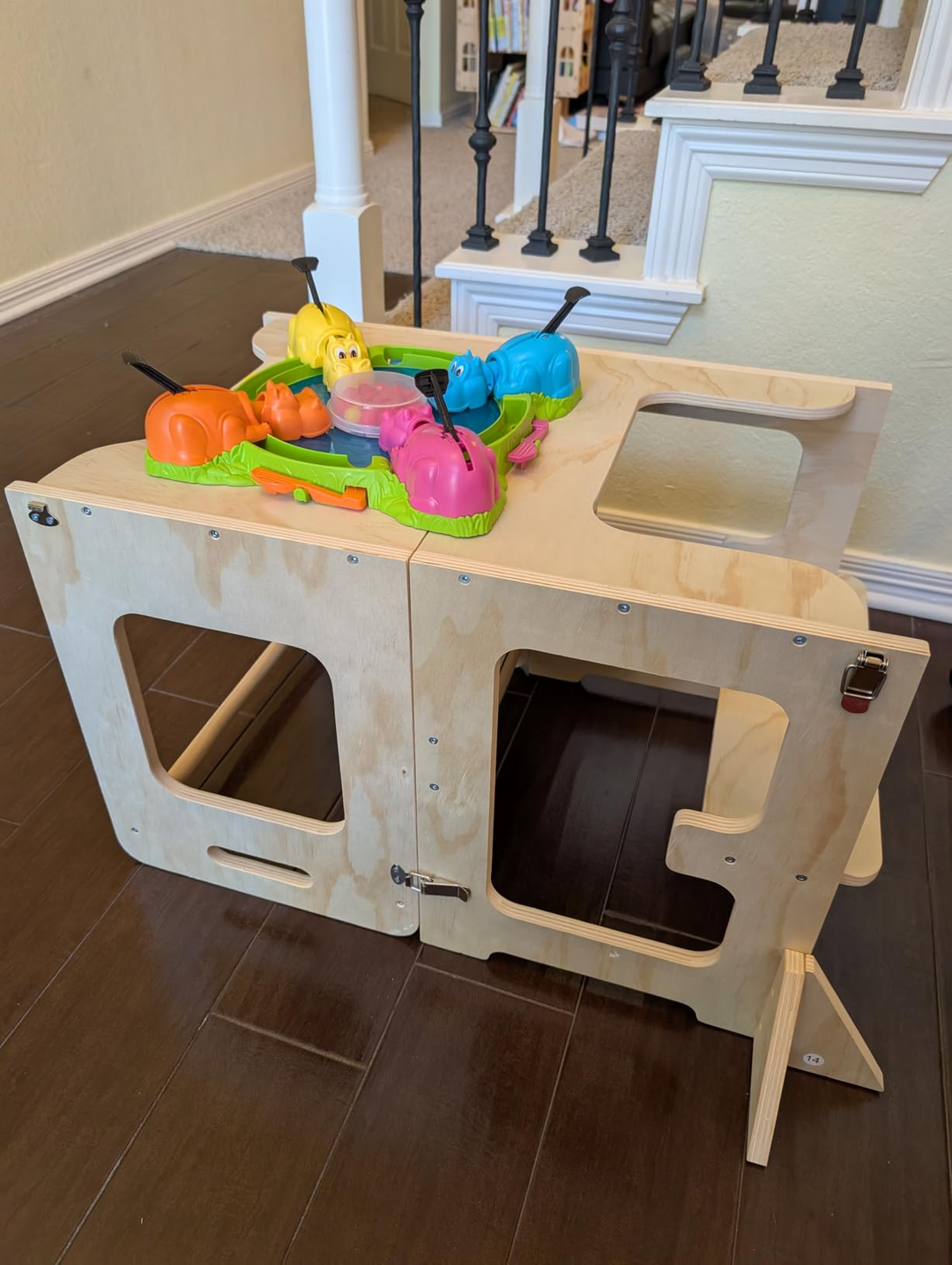 3-in-1 Convertible Learning Tower with Table and Chalkboard – image 7