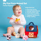 Montessori Farm Animal Plush Toys – Soft Cuddly Stuffed Animals for Kids