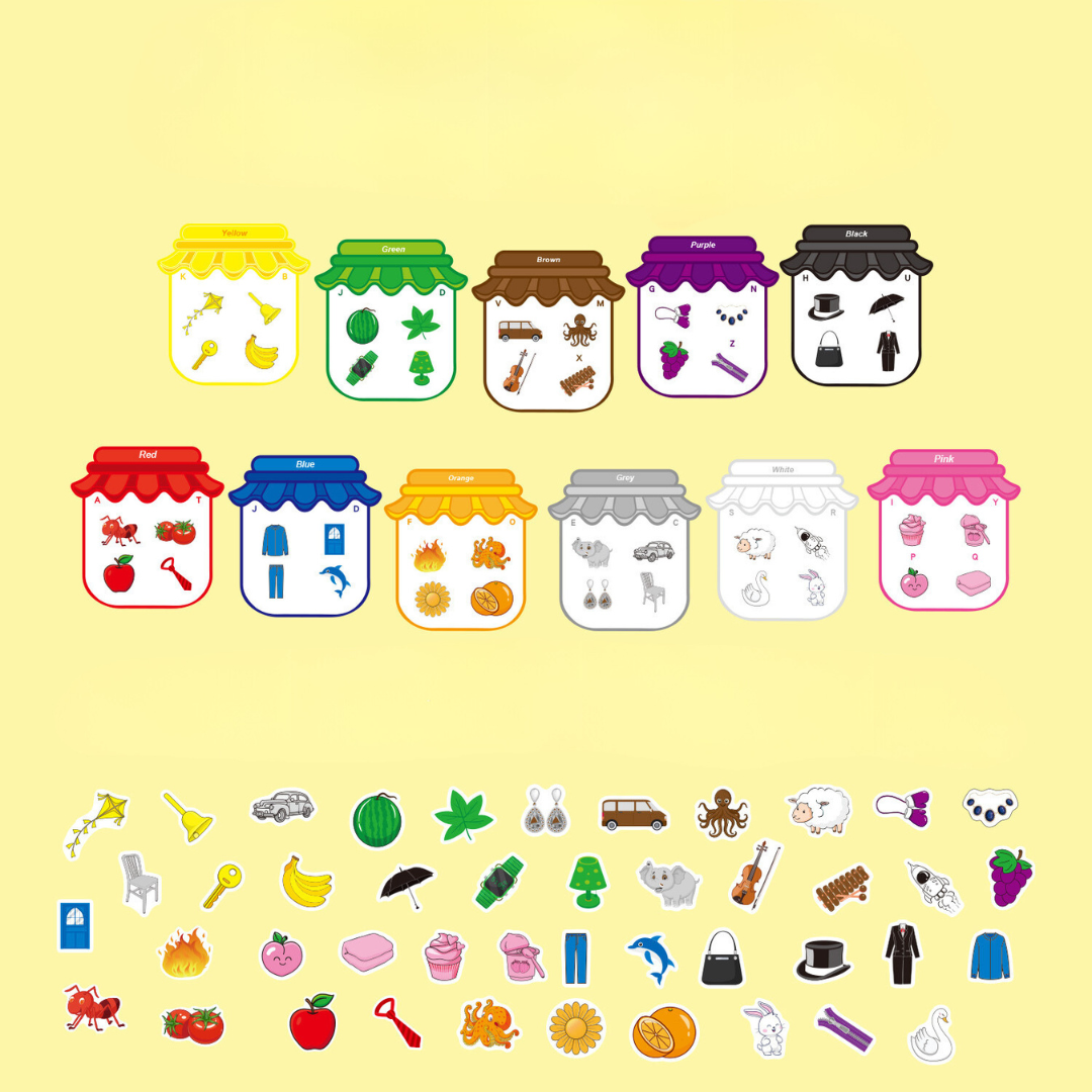 Magnetic Sticker Art Set for Kids – Montessori Creative Learning & DIY Craft Kit