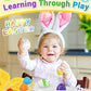 Montessori Hide & Squeak Easter Eggs Toy – Color Matching Sensory Learning Game for Toddlers
