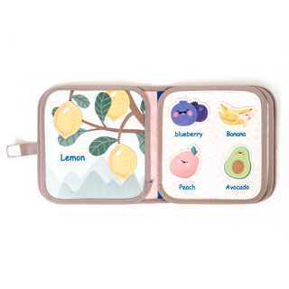 Montessori Sensory Cloth Book for Babies – Soft Interactive Learning Toy for Early Development