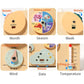 Montessori Busy Board with LED Light – Wooden Sensory Activity Toy for Toddlers