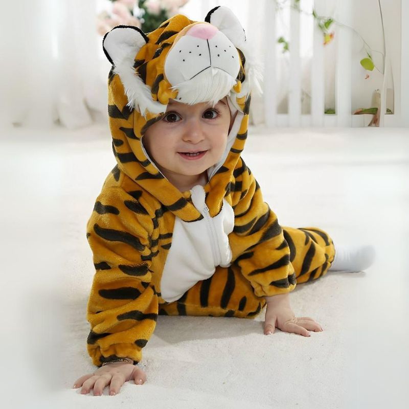 Hooded Animal Onesie Pajamas – Soft Plush Jumpsuit for Kids & Adults