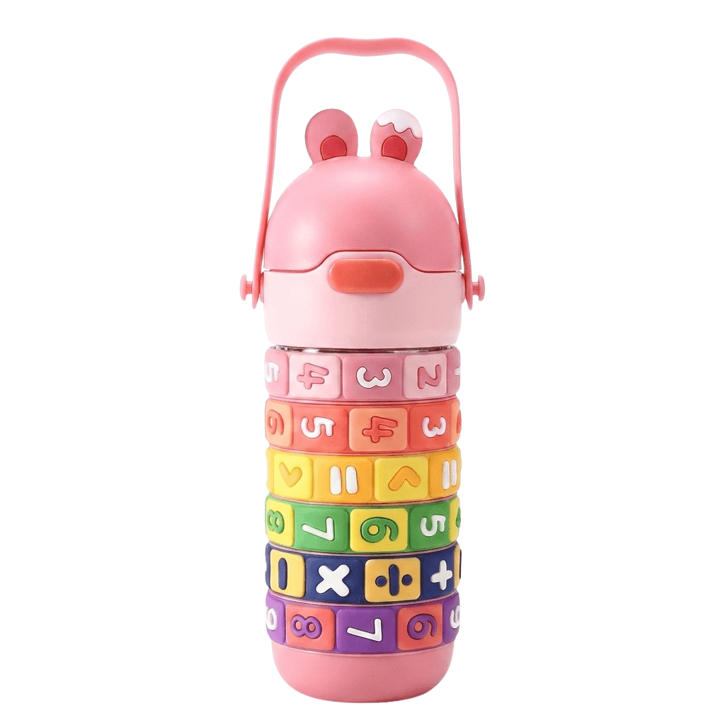 Kids Number Learning Water Bottle with Time Markers