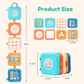 7-in-1 Montessori Activity Cube for Toddlers – Wooden Fine Motor & Sensory Learning Toy