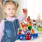 Montessori Christmas Stacking Toy for Toddlers – Festive Wooden Balancing Game for Fine Motor Skills
